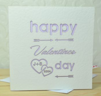 Personalised Laser Cut Valentines Card, 4 of 5