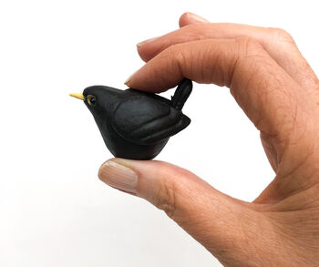 Blackbird Stoneware Ornament, 3 of 8
