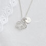 Sterling Silver Personalised Infinity Heart Charm Necklace, thumbnail 1 of 12