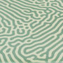 Abstract Green Pattern Ceramic Coaster, Set Of Four, thumbnail 6 of 7