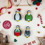 Christmas Penguin Wall Hanging, thumbnail 1 of 6