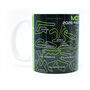 Moto 2026 Gp Racing Circuits Mug Neon Green Edition, thumbnail 3 of 3