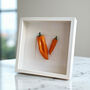 Ceramic Kitchen Wall Art: Orange Peppers, thumbnail 2 of 7