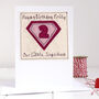Personalised Superhero 1st Or Any Age Birthday Card For Girl, thumbnail 11 of 11