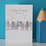 Personalised Happy Birthday Card, thumbnail 1 of 3