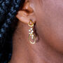 Volcan Earrings In 18ct Gold Vermeil, thumbnail 2 of 4