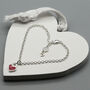 Personalised Sterling Silver Heart Charm Bracelet, thumbnail 2 of 10