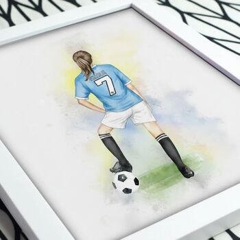 Female Football Custom Print, 7 of 10
