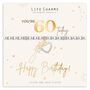 Happy 60th Birthday Bracelet Gift, thumbnail 3 of 5