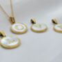 'Ina' Mother Of Pearl Pendant Necklace, thumbnail 5 of 12