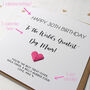 Dog Mum Personalised Birthday Card, thumbnail 3 of 6
