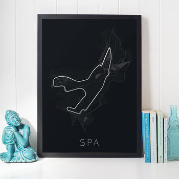 Spa Francorchamps Formula One Track Print, 2 of 2