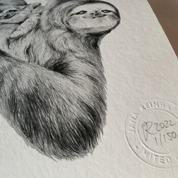 Sloth Art Print, 6 of 6