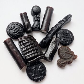 Gourmet Liquorice Taster Box Sweet, Salty And Black, 6 of 7