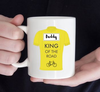 Personalised King Of The Road Cycling Mug, 3 of 4