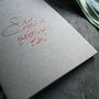 'Shit You're Getting Old' Rose Gold Foil Birthday Card, thumbnail 6 of 7