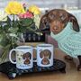 Personalised Dog Illustration Dog Lover Pet Lover Mug, thumbnail 1 of 12