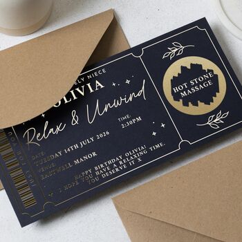 Personalised Hot Stone Massage Spa Day Gift Voucher, 3 of 8