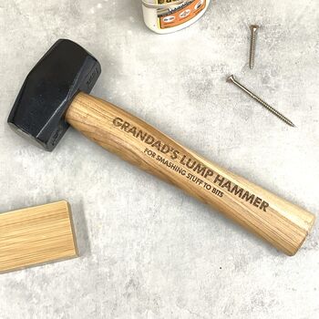 Personalised Wooden Club Hammer, 3 of 4