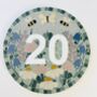 Floral Mosaic House Door Number Sign, thumbnail 11 of 12