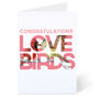 Congratulations Lovebirds Wedding Or Engagement Card, thumbnail 2 of 6