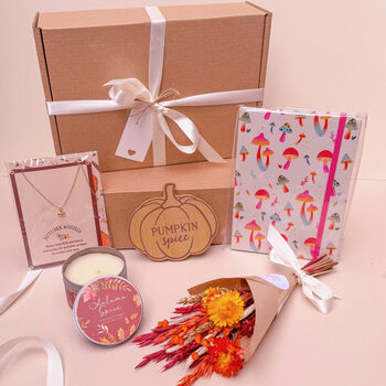 Autumn Gift Hamper With Mushroom Notebook, 2 of 2