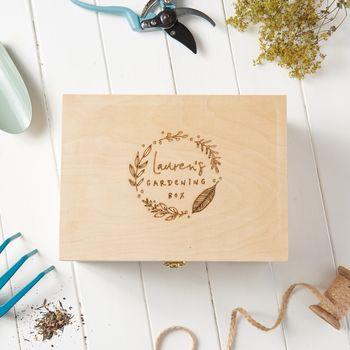 Personalised Gardening Keepsake Box, 3 of 7