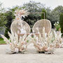 Pampas, White, Peach And Rose Gold Balloon Arch Kit, thumbnail 3 of 3