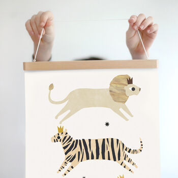 Personalised Safari Animals Themed Print, 5 of 6