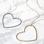 Statement Heart Necklace, thumbnail 2 of 5