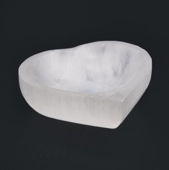 Selenite Heart Trinket Dish, 5 of 6