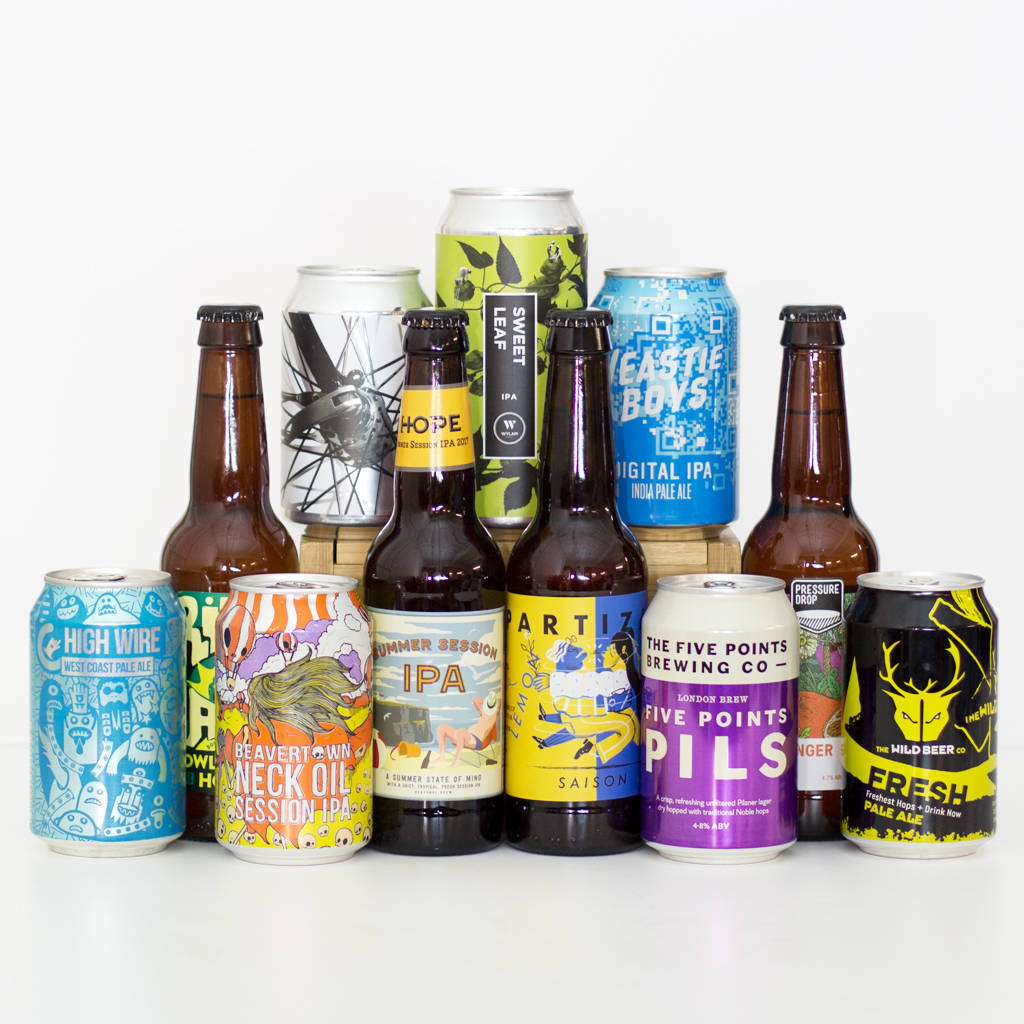 Vegan Brews Craft Beer Mixed Case By HonestBrew | notonthehighstreet.com