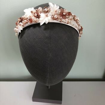 Embellished Bridal Bridesmaid Statement Headband Crown, 8 of 10