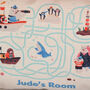 Personalised Polar Sea Cushion Story Time Or Nursery Gift For Kids Room, thumbnail 2 of 8