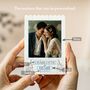 Personalised Wedding Couple Gift Keepsake Block, thumbnail 3 of 9