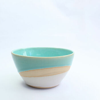 Handmade Shoreline Ceramic Bowl, 3 of 5
