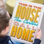 Personalised 'This Is The House …' Family Home Print, thumbnail 2 of 6