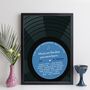 Personalised Music Print For Mum Lp Label Gift For Her, thumbnail 5 of 12
