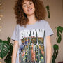 Grow With The Flow Women's Slogan T Shirt, thumbnail 1 of 5