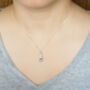 Solid Yellow Gold Or Solid Sterling Silver Hand Pendant With Ruby, thumbnail 6 of 7