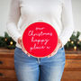 Our Christmas Happy Place Hoop Sign, thumbnail 1 of 3