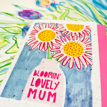 Blooming Plantable Mothers Day Card, 3 of 5