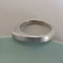 Infinity Sterling Silver Bar Ring, thumbnail 4 of 5