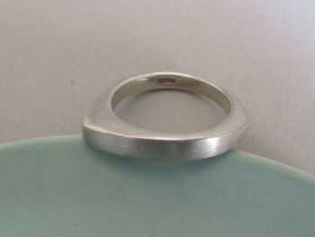 Infinity Sterling Silver Bar Ring, 4 of 5