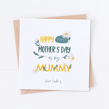 First Mother's Day As My Mummy Mother's Day Card, 4 of 4