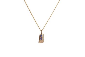 Tanzanite Carve Rock Necklace, 2 of 2