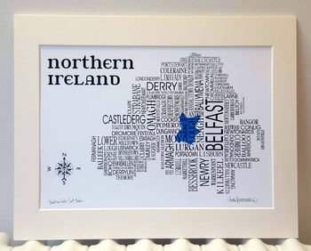 Northern Ireland Word Map, 5 of 5