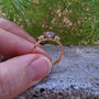 Sapphire And Diamond Engagement Ring, thumbnail 9 of 11