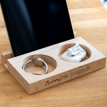 Personalised Tablet Stand Time To Switch Off, 2 of 3