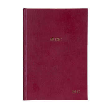 Personalised A5 Leather Music Manuscript Notebook, 2 of 10